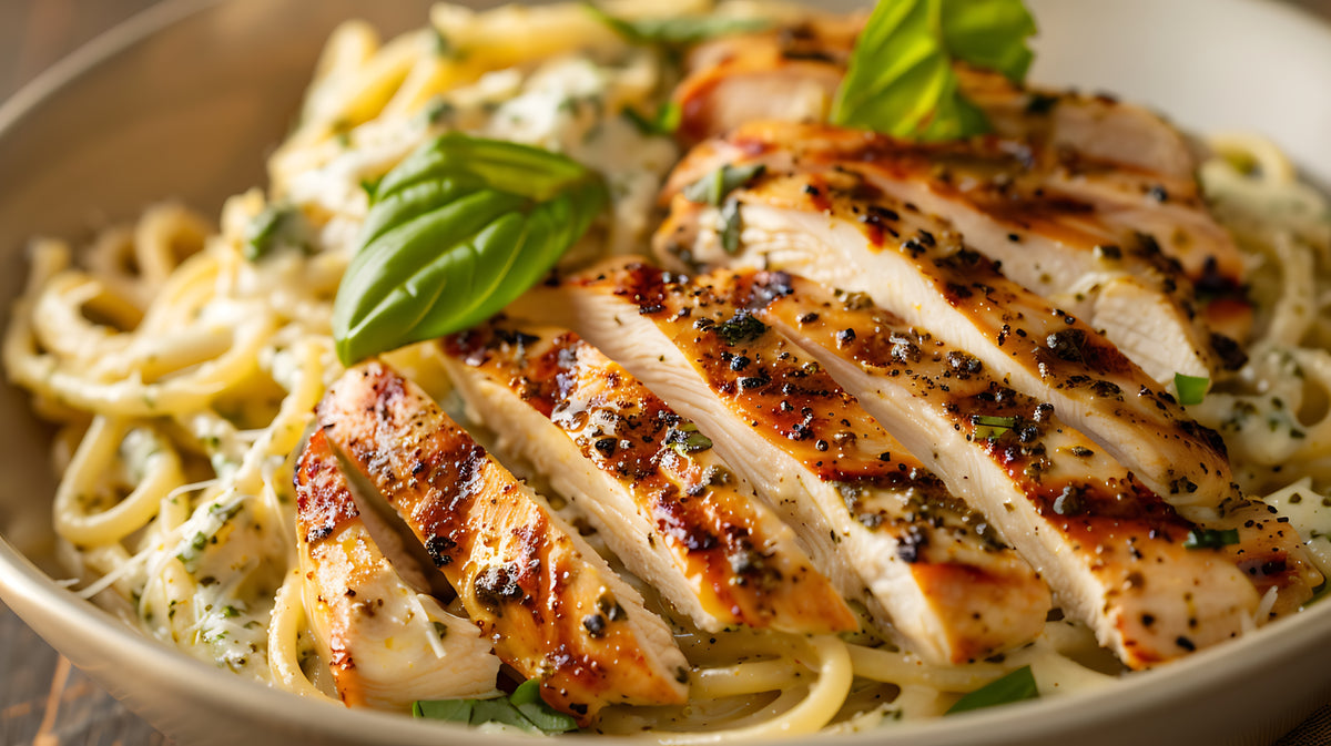 π Lemon Herb Chicken Alfredo