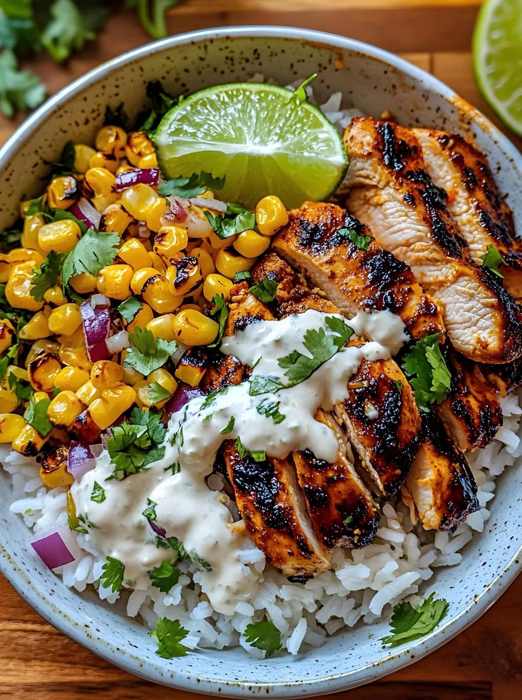 Mexican Street Corn Chicken Bowl