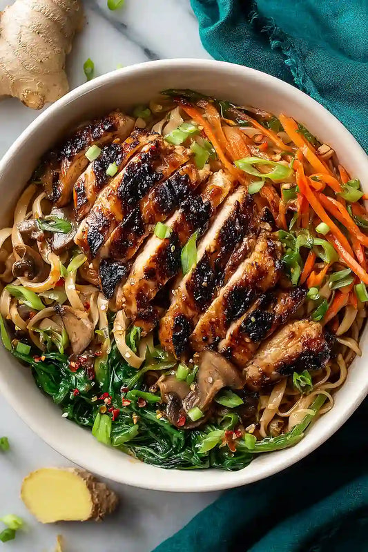 Chicken Pad Thai Protein Bowl