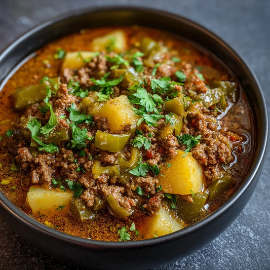 Ground Beef Picadillo en Salsa Verde