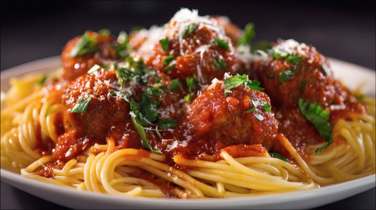 Italian Turkey Meatball Protein Spaghetti