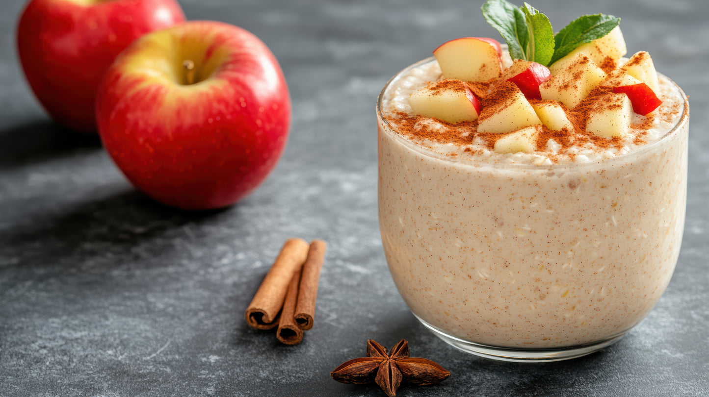 Apple Cinnamon High-Protein Overnight Oats