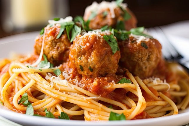 Italian Turkey Meatball Protein Spaghetti
