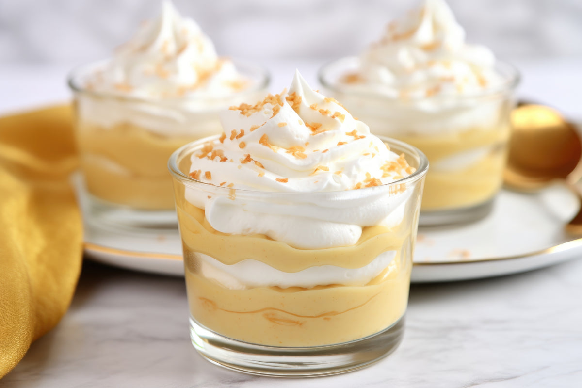 Banana Cream Pie Protein Pudding