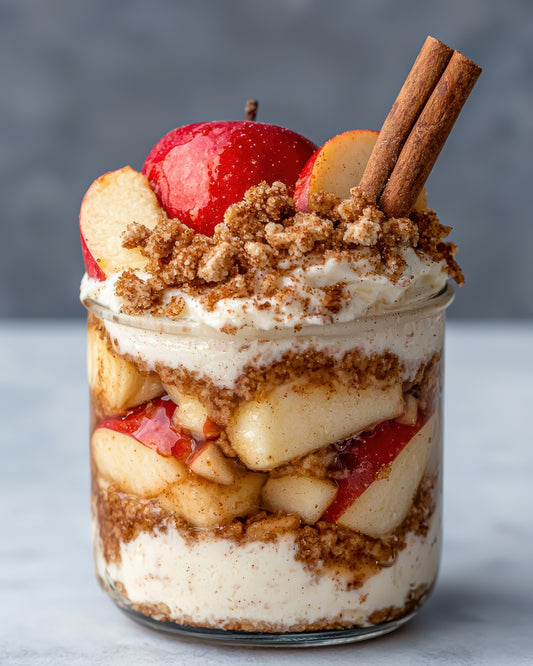 Apple Crumble Protein Parfait