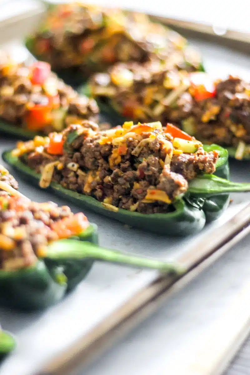 Turkey Picadillo Chile Relleno Bowl