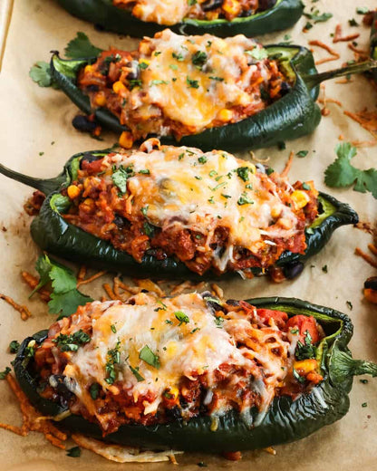 Turkey Picadillo Chile Relleno Bowl