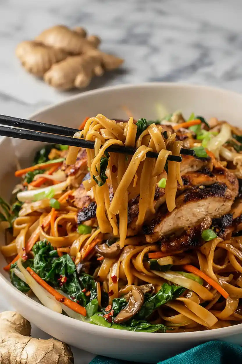Chicken Pad Thai Protein Bowl