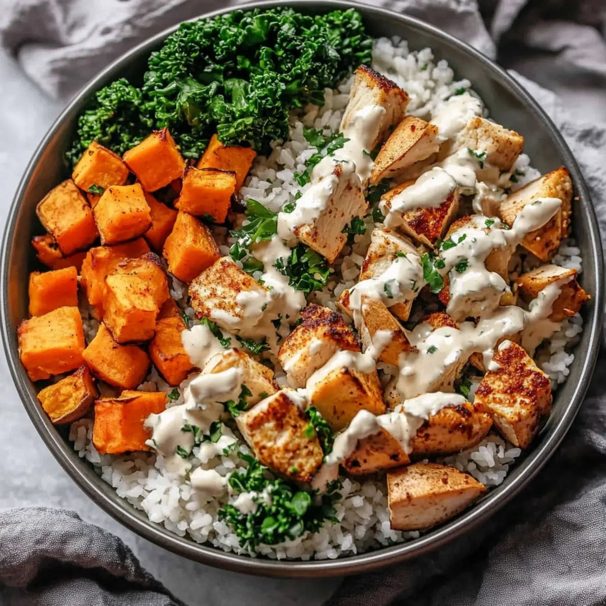 Harvest Chicken & Sweet Potato Protein Bowl